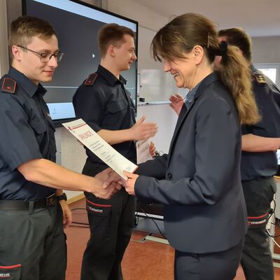 Freiwillige Feuerwehr Velten - Kameradinnen und Kameraden wurden geehrt.