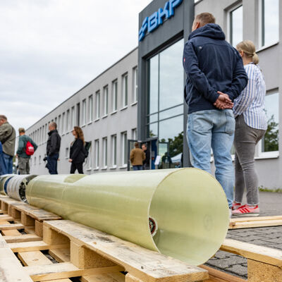 Bild vergr&ouml;&szlig;ern: Viele Unternehmen &ouml;ffneten zur Langen Nacht der Wirtschaft in Velten ihre T&uuml;ren und Tore.