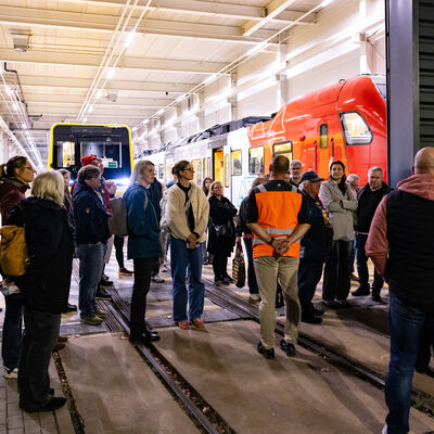 Bild vergr&ouml;&szlig;ern: Viele Unternehmen &ouml;ffneten zur Langen Nacht der Wirtschaft in Velten ihre T&uuml;ren und Tore.