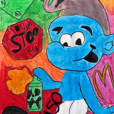 Digitale Kunstgalerie: Bild von Sch&uuml;lern/Sch&uuml;lerinnen der BZO Velten